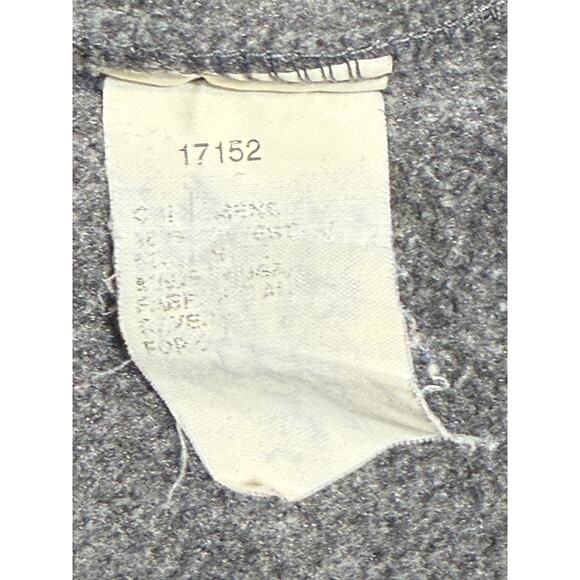 Men's Vintage Woolrich Polartec 1/4 Snap Gray Fleece Pullover, Size L - Picture 6 of 7